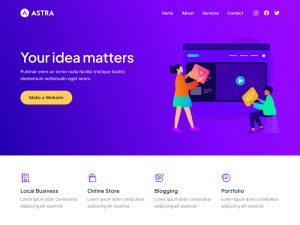 قالب آسترا (Astra) برای وردپرس