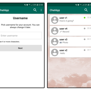 محیط برنامه — سورس برنامه چت اندروید